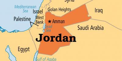 Jordan ubicación en el mapa