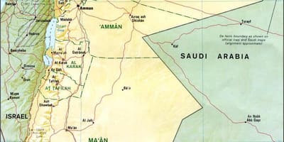 Mapa de sweimeh Jordania 