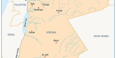 Mapa de la universidad de Jordania